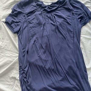 Elegant Navy Blue Women's Top